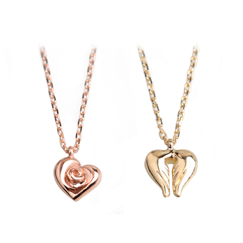 sistersister 'Heartwing & Roseheart' 14k Gold 