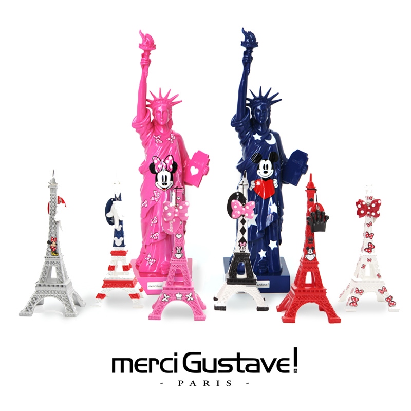 MERCI GUSTAVE 디즈니 에펠탑 & 자유의 여신상 