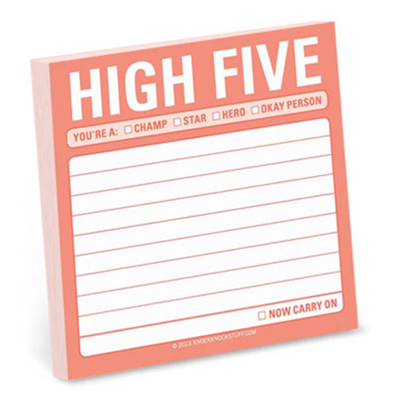 Sticky Note-High Five