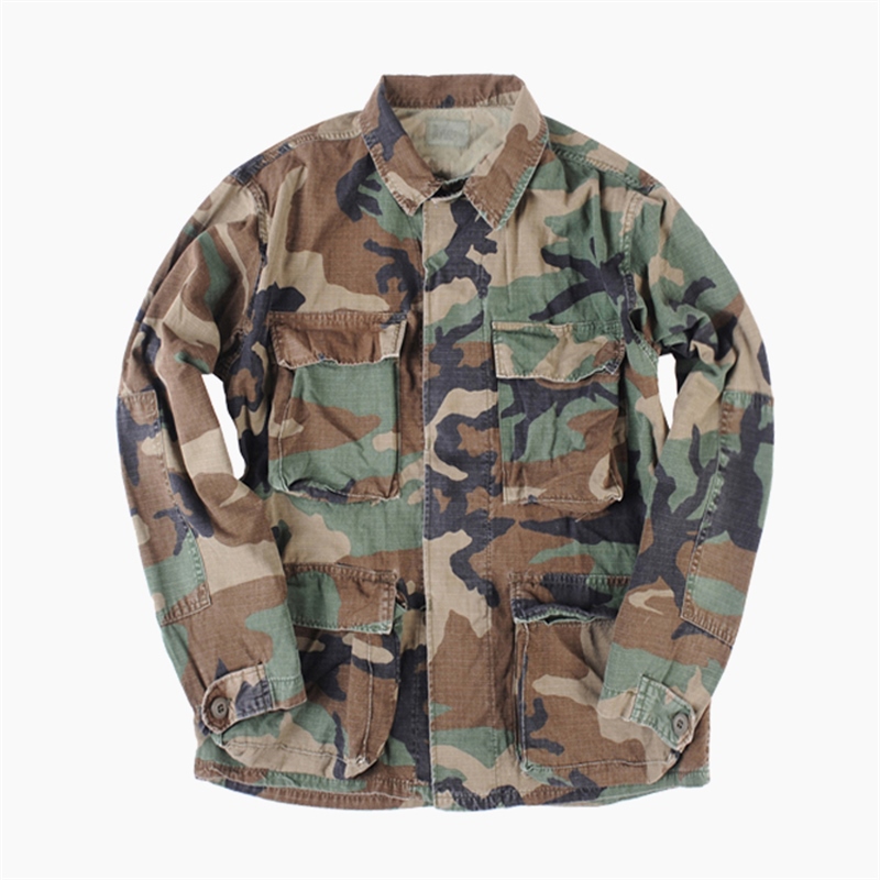 오리지널 미군 우드랜드 군복 재킷