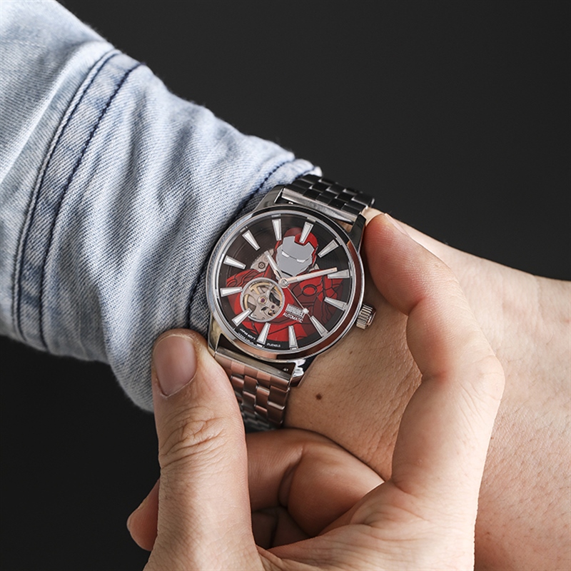 마블 남성 오토매틱 손목시계