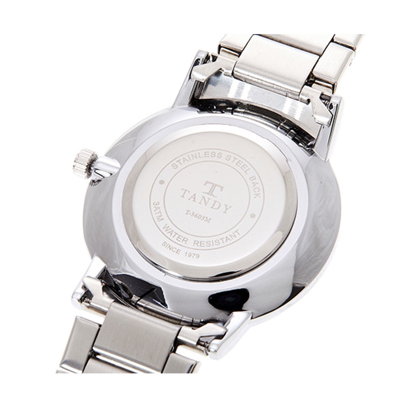 다이아몬드 컬렉션 메탈 시계 man T3603 M 블랙/화이트