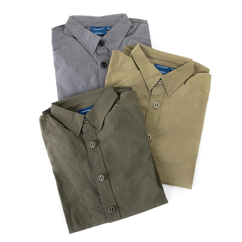 에머슨 기어 블루라벨 짚 트리플 테크 택 셔츠
