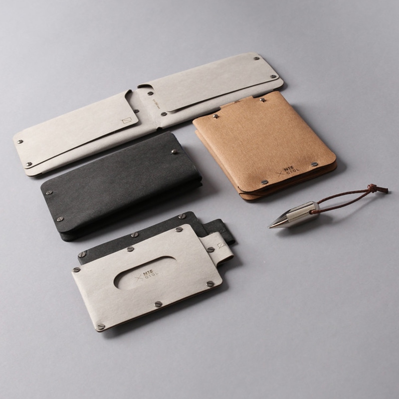 기글 GIGL Makers Wallet 지속가능한 DIY 모듈식 종이 지갑