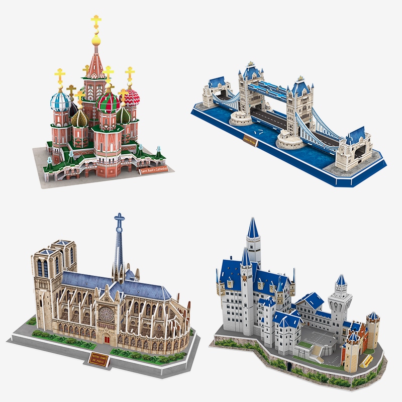 페이퍼락 3D 퍼즐 세계 유명 건축물 시리즈