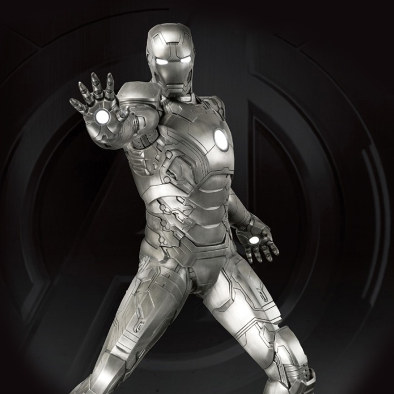 [주문제작상품] Iron Man Mark 43 Pewter Finish Special Edition 아이언맨 라이프 사이즈 스태츄