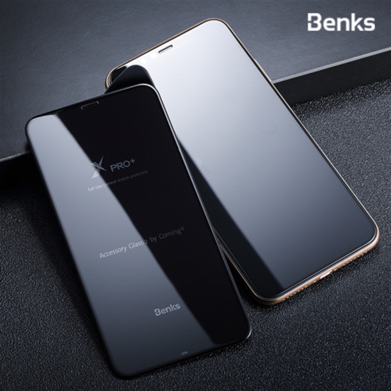벤크스 아이폰12 시리즈 풀커버 0.4mm 코닝 액세서리 글라스 강화유리 액정 보호 필름