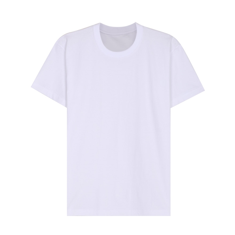 남성 무지 면 반팔 티셔츠 OK-TSH-PJ3-흰색