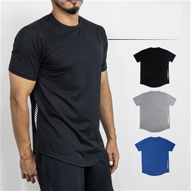 남자 짐웨어 머슬핏 기능성 트레이닝 반팔 티셔츠