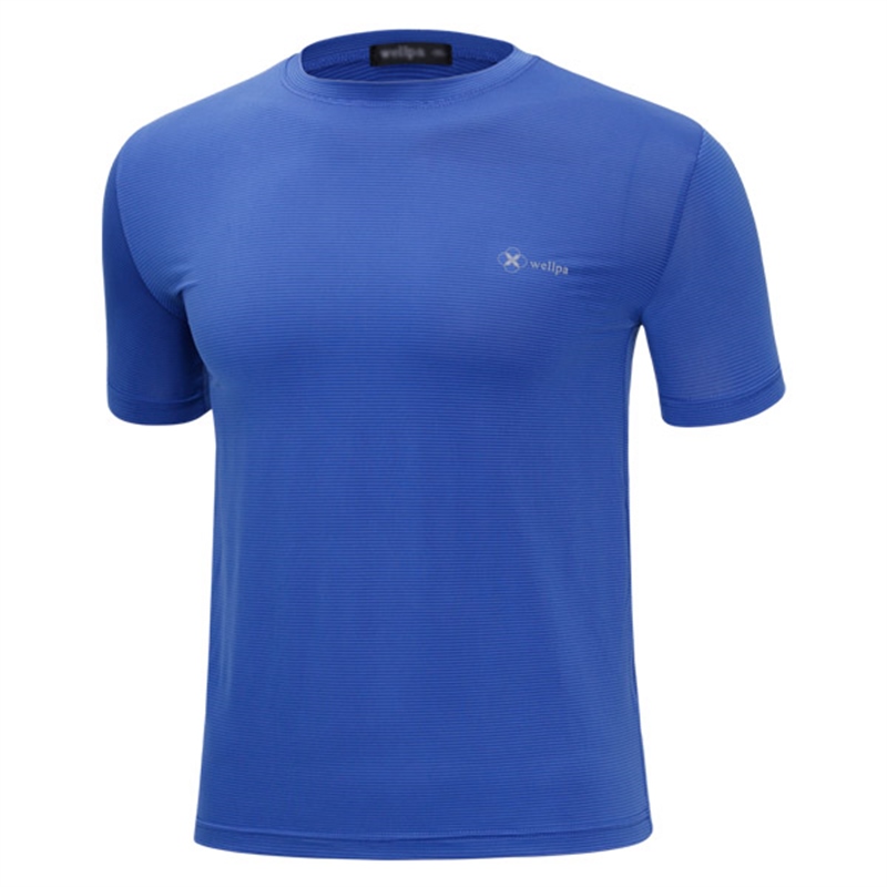 남성 여름 기능성 쿨링웨어 스판 반팔 티셔츠 MB-TSH-WE1-블루