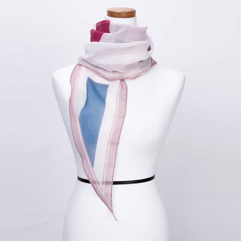 H마름모 봄 간절기 패션 스카프 DRN-WSC-0099-핑크