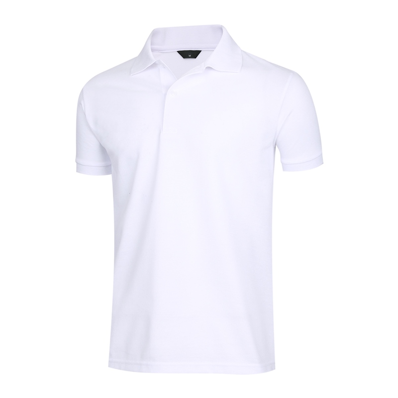 남성 베이직 면 반팔 카라 티셔츠 OK-KAH-PJ1-흰색