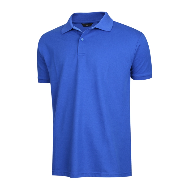 남성 베이직 면 반팔 카라 티셔츠 OK-KAH-PJ1-블루