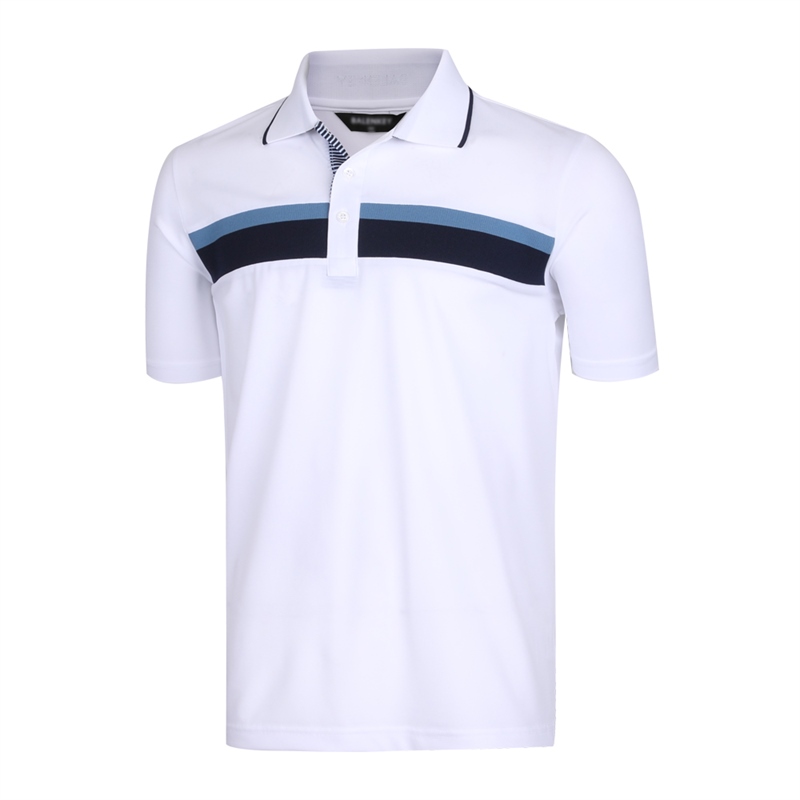 남성 여름 골프웨어 반팔 스판 카라 티셔츠 LM-KAHG-212T201-흰색