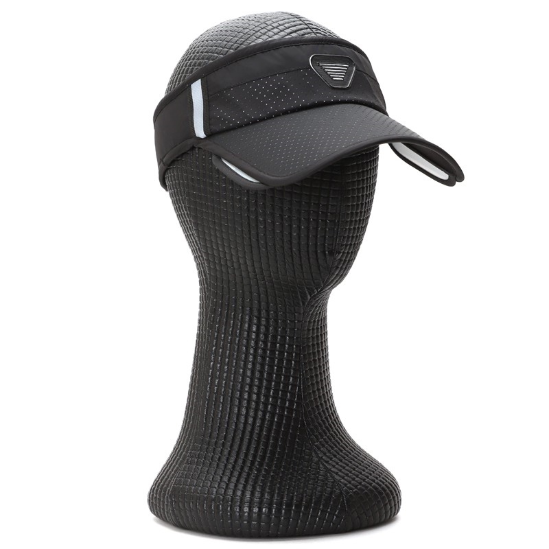 매쉬 레져 골프 야외스포츠 자외선 썬캡 모자 KM-WH-0346-블랙
