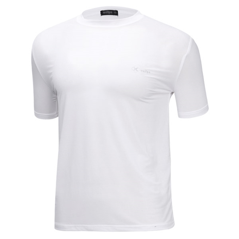 남성 여름 시원한 기능성웨어 반팔 스판 티셔츠 MB-TSH-WE1-화이트