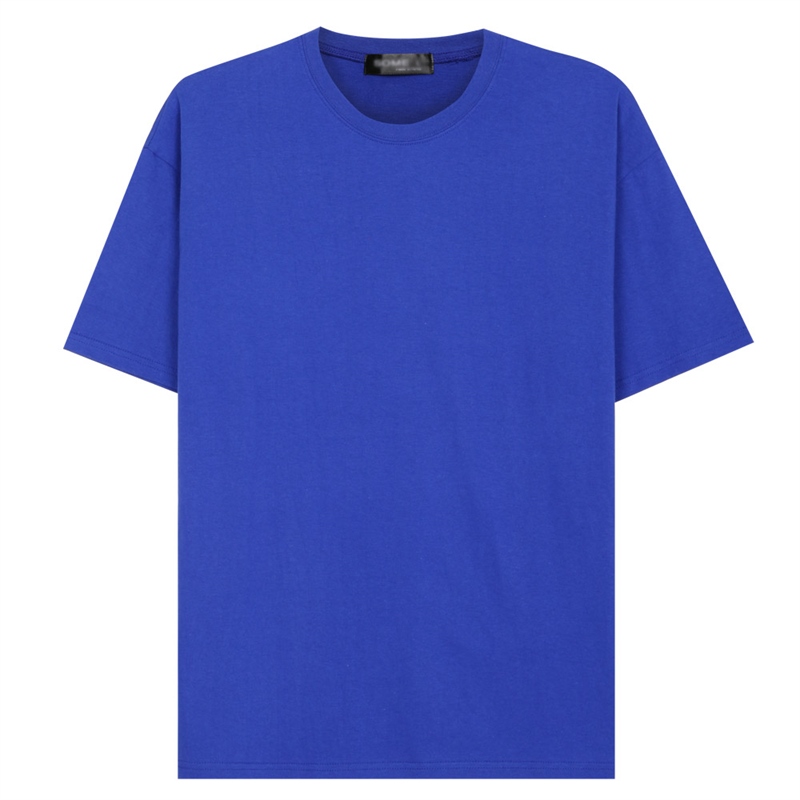 남성 국산 여름 면 캐주얼 반팔 티셔츠 SO-TSH-SO1-블루
