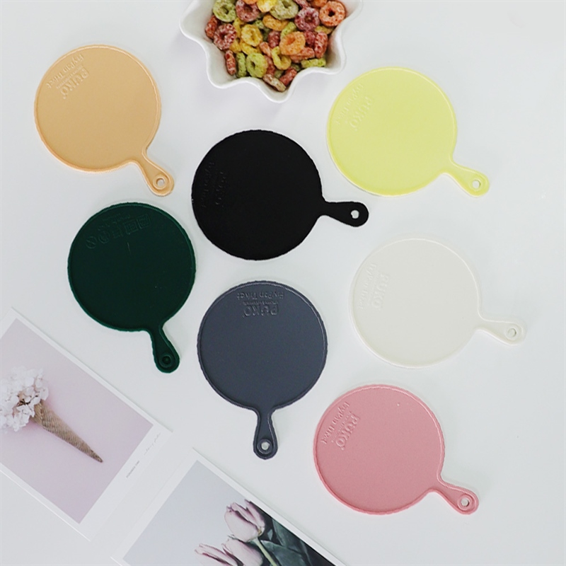 트리니 원형 컵받침 실리콘 코스터 7colors
