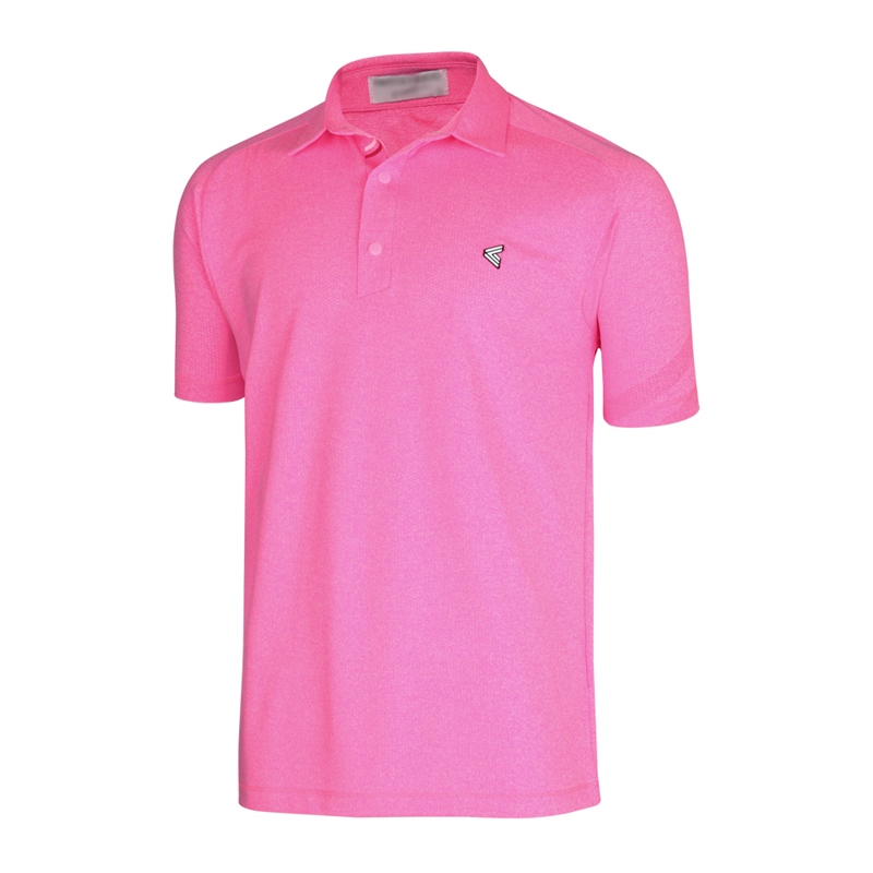 남성 여름 플라켓배색 골프 반팔티 LB-KAHG-19-핑크